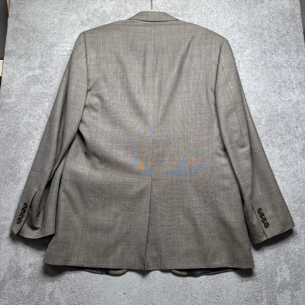 Brooks Brothers Men's 40R Brown‎ Wool Cashmere Blazer Made in Italy 2 Button